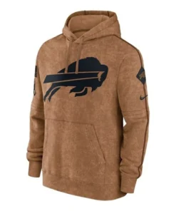 Buffalo Bills Salute to Service Club Brown Hoodie