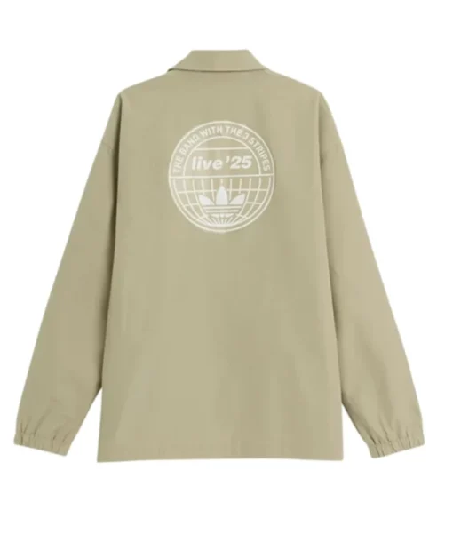 Buy Now Adidas X Oasis Tour Coach Beige Jacket For Men And Women