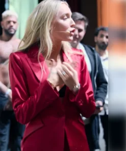 Buy Now Alexandra Cooper TV-Series Call Her Alex 2025 Red Blazer For Men And Women