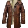 Buy Now Batman The Dark Knight Rises Brown Leather Bane Coat For Men And Women