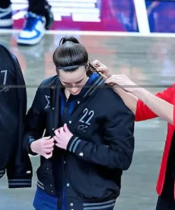 Buy Now Caitlin Clark 2025 WNBA All Star Letterman Varsity Jacket For Men And Women