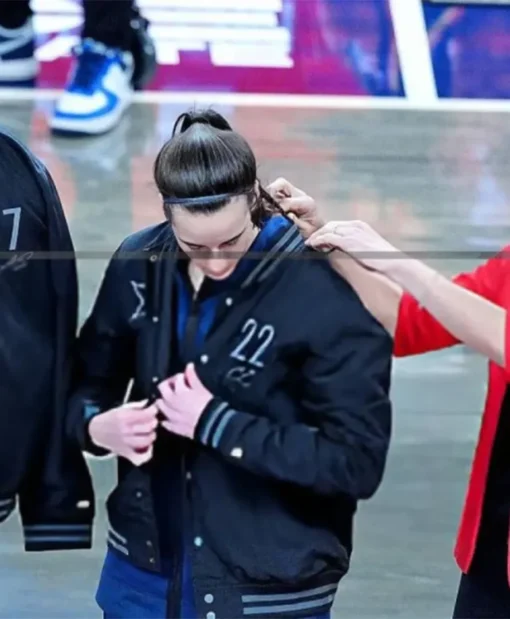 Buy Now Caitlin Clark 2025 WNBA All Star Letterman Varsity Jacket For Men And Women