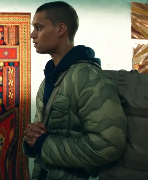 Buy Now Cameron Cade Movie Him 2025 Tyriq Withers Green Quilted Puffer Jacket For Unisex