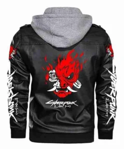 Buy Now Cyberpunk 2077 Samurai Leather Black Jacket For Men And Women