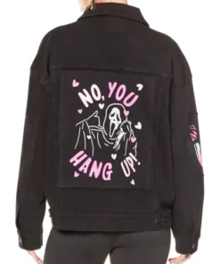 Buy Now Ghostface Black Trucker Denim Jacket For Men And Women