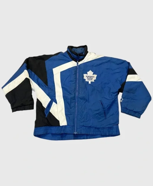 Buy Now Hailey Bieber Vintage Starter Toronto Maple Leafs Jacket For Men And Women