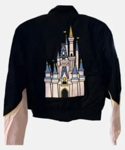 Buy Now Her Universe Walt Disney World Racing Pink And Black Varsity Jacket For Unisex