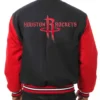 Buy Now Houston Rockets Black And Red Varsity Jacket For Men And Women