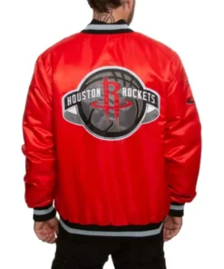 Buy Now Houston Rockets Red Letterman Varsity Jacket For Men And Women