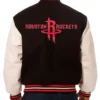 Buy Now Houston Rockets White And Black Varsity Jacket For Men And Women