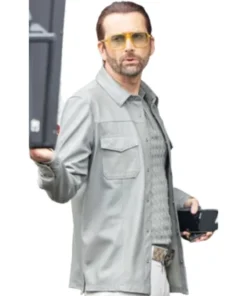 Buy Now Ian Ventham Movie The Thursday Murder Club 2025 David Tennant Grey Leather Jacket For Unisex
