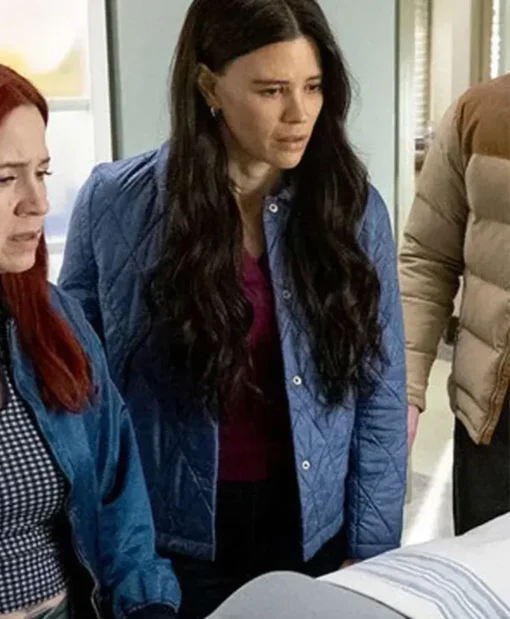 Buy Now Kate Hawthorne TV Series Resident Alien Season 04 Meredith Garretson Blue Quilted Jacket For Unisex