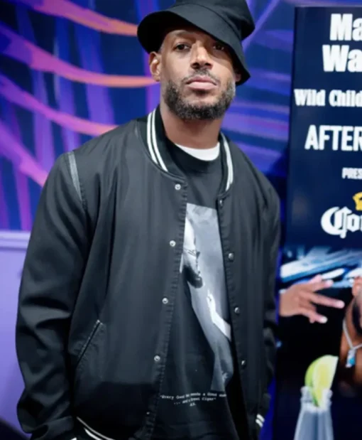 Buy Now Marlon Wayans Him 2025 Black Letterman Varsity Jacket For Men And Women