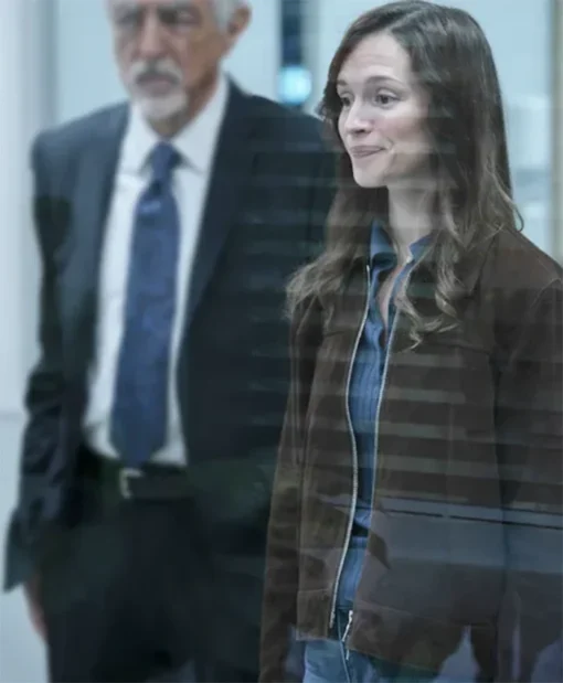 Buy Now Ramona Havener TV-Series Criminal Minds Evolution Season 18 Kerry Knuppe Brown Suede Leather Jacket For Unisex