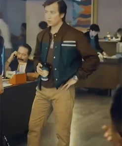 Buy Now Skyler Gisondo Movie Superman 2025 Jimmy Olsen Brown And Blue Varsity Jacket For Unisex