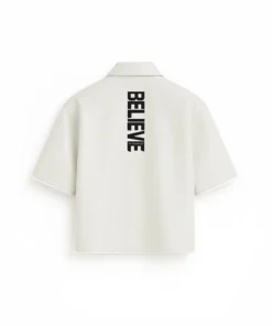 Buy Now Stegaro Oversized White Leather Shirt For Men And Women