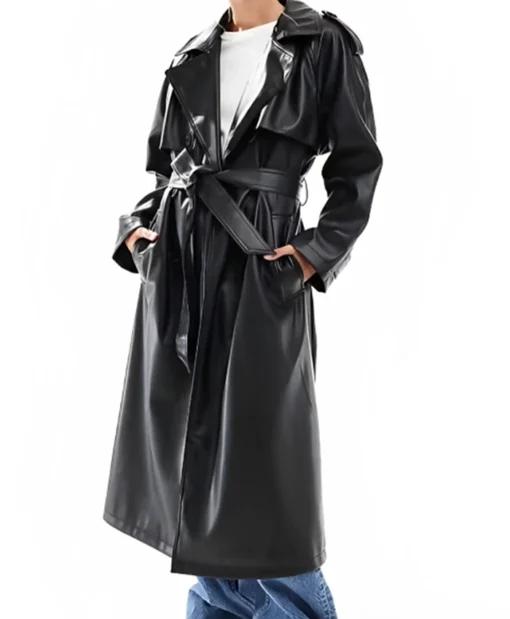 Buy Now TV-Series All the Queen’s Men Season 04 Racquel Palmer Black Leather Coat For Unisex