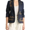 Buy Now TV Show The McBee Dynasty 2025 Galyna Saltkovska Blue Denim Blazer For Unisex