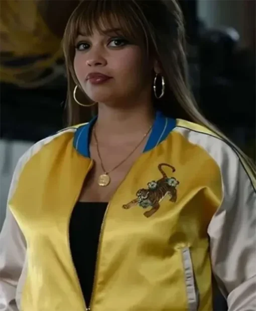 Buy Now Vanessa Morgan TV-Series Wild Cards Season 02 Max Mitchell Bomber Jacket For Unisex