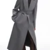 Buy Now Yolanda Medina TV-Series Olympo Season 01 Fanny Gautier Grey Wool Coat For Unisex