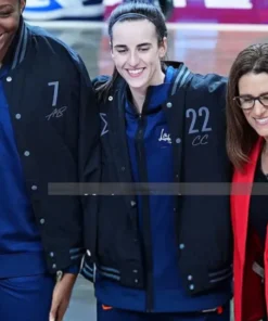 Caitlin Clark 2025 WNBA All Star Varsity Jacket