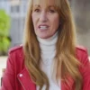 Celebrity IOU S10 Jane Seymour Red Leather Jacket