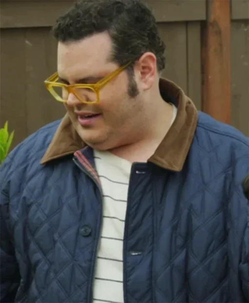 Celebrity IOU S10 Josh Gad Blue Quilted Jacket