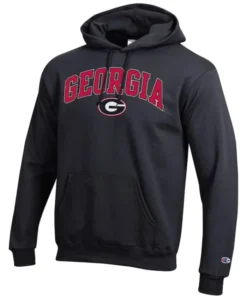Champion Georgia Bulldogs Black Pullover Hoodie