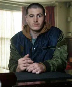 Code of Silence S01 Kieron Moore Hooded Varsity Jacket