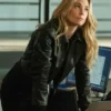 Criminal Minds Evolution S18 A.J. Cook Bomber Leather Jacket