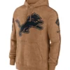 Detroit Lions Salute To Service Pullover Hoodie