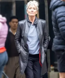 Down Cemetery Road 2025 Emma Thompson Black Coat