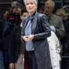 Down Cemetery Road 2025 Emma Thompson Black Leather Coat