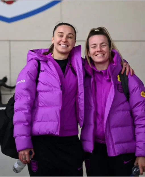 England Lionesses Nike Puffer Purple Jacket