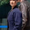 FBI S07 Emily Alabi Bomber Blue Jacket