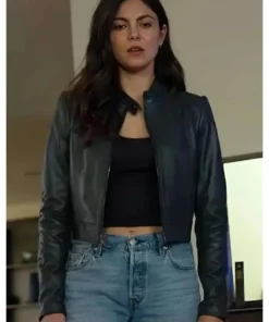 FUBAR S02 Monica Barbaro Black Leather Jacket