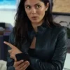 FUBAR S02 Monica Barbaro Leather Black Jacket