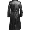 German Classic Officer WW2 Military Uniform Leather Coat