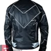 Get Hunter Zolomon Zoom Logo Black Leather Jacket For Him And Her