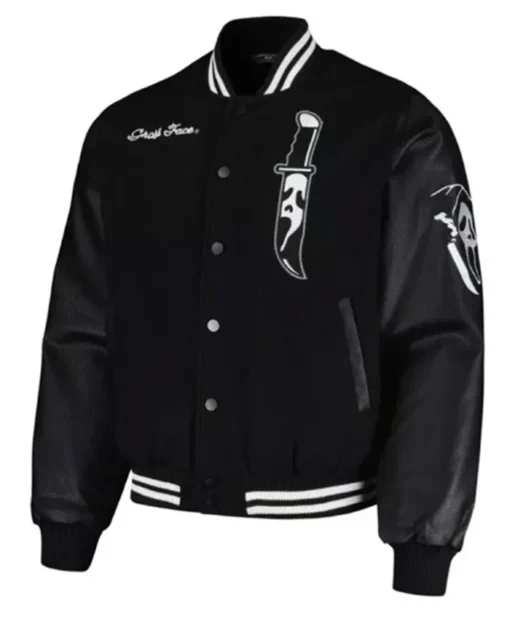 GhostFace Black Varsity Jacket