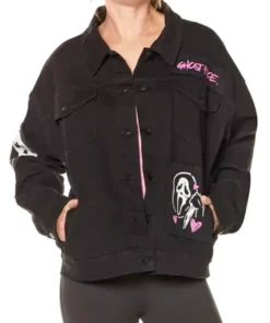 Ghostface Black Denim Jacket