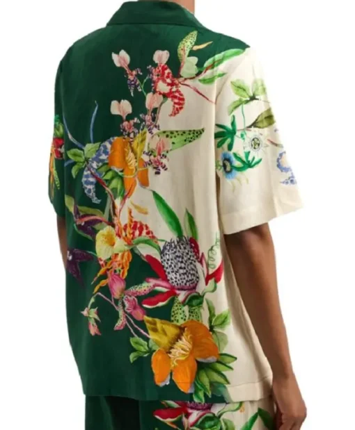 Hannah Einbinder Hacks S04 Green Floral Shirt