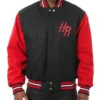 Houston Rockets Black And Red Varsity Jacket