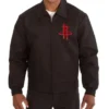 Houston Rockets Black Workwear Bomber Jacket