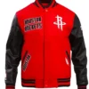 Houston Rockets Retro Classic Rib Varsity Jacket