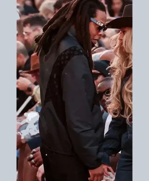 Jay-Z Track Louis Vuitton Black Jacket