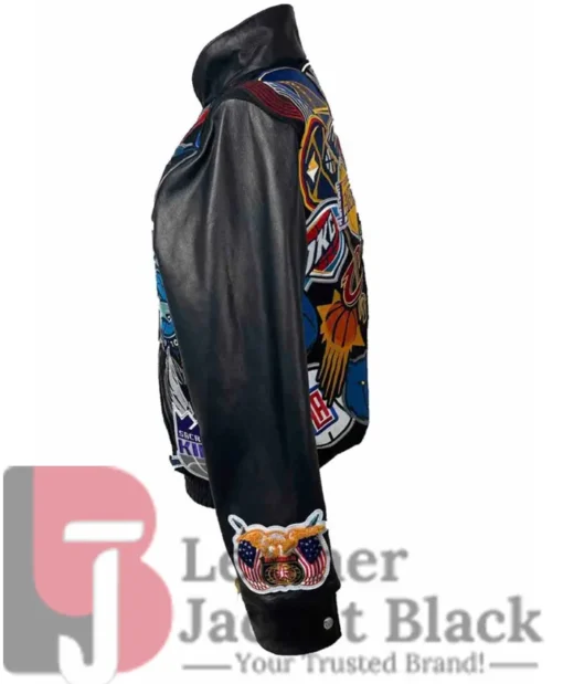 Jeff Hamilton NBA Megapatch Leather Jacket