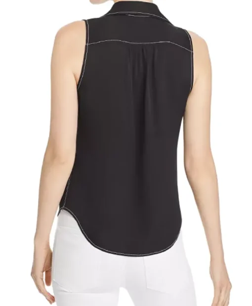 Joy Bauer The Today Show 2025 Black Sleeveless Shirt