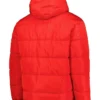 Kansas City Chiefs Puffer Red Hooded Jacket
