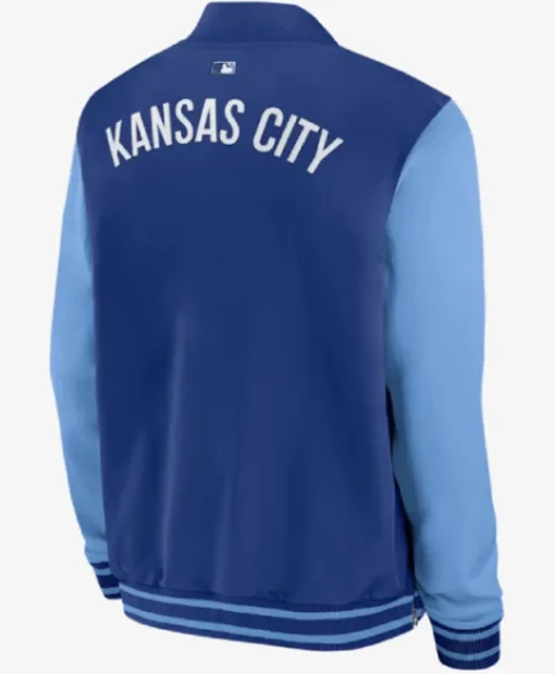 Kansas City Royals Dugout Blue Bomber Jacket